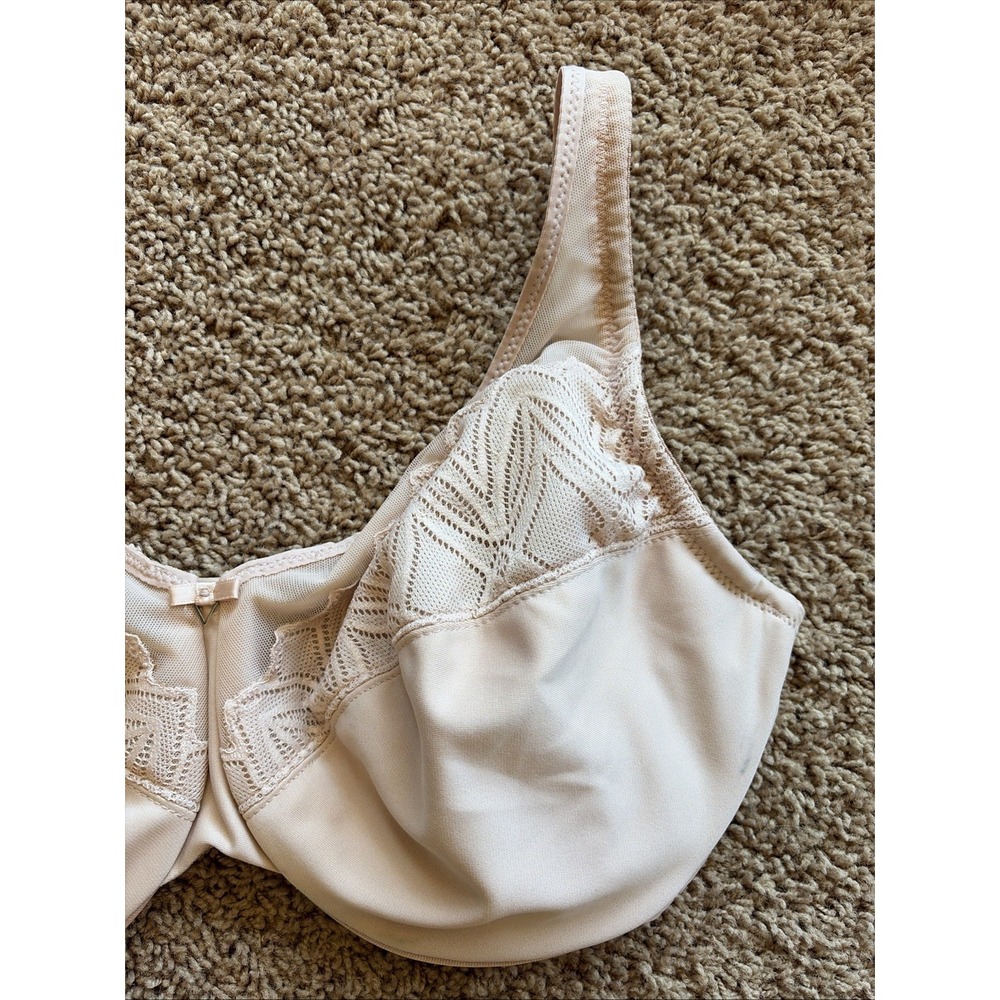 Glamorise Cafe Beige Nude WonderWire Minimizer Bra #9003 36G NEW NWOT Flawed - Picture 4 of 15